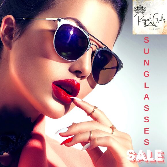 SAVE UP TO 50% OFF ROYAL GIRLZ CLOSET & BOUTIQUE DESIGNER SUNGLASSES SALE! - Picture 1 of 11
